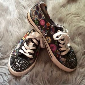 Sugar skull sneakers